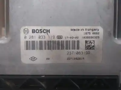 Second-hand car spare part ecu engine control for renault clio iv (bh_) 1.5 dci 75 oem iam references 0281033119 237106319r 
