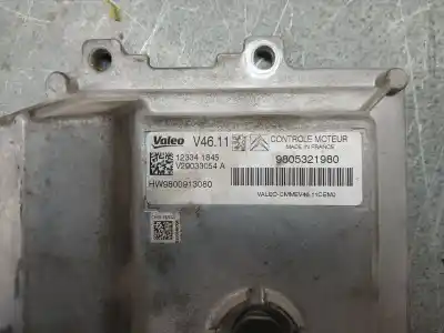 Peça sobressalente para automóvel em segunda mão centralina de motor uce por citroen c3 collection referências oem iam 9805321980 123341845 