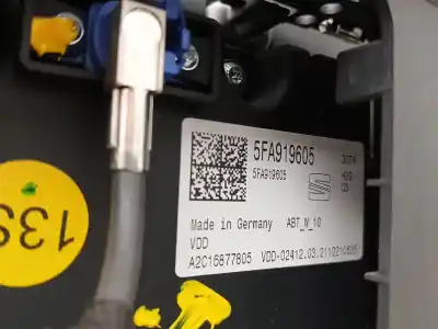 Second-hand car spare part multifunction display for seat leon (kl1) 2.0 tdi oem iam references 5fa99605 a2c16877805 5fa9i19605