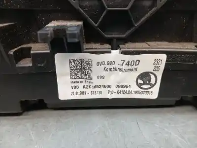 Автозапчастина б/у панель інструментів для skoda fabia 1.0 mpi посилання на oem iam a2c18524600 6v0920740d 