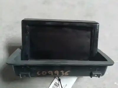 Peça sobressalente para automóvel em segunda mão monitor multimídia / gps por audi a1 sportback (8xf) adrenalin referências oem iam 8x0857273b