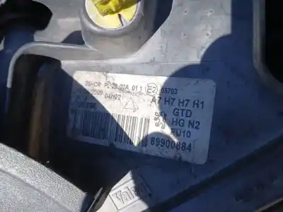 Автозапчастина б/у ліва фара для peugeot 207/207+ (wa_, wc_) 1.6 hdi посилання на oem iam 89900884  