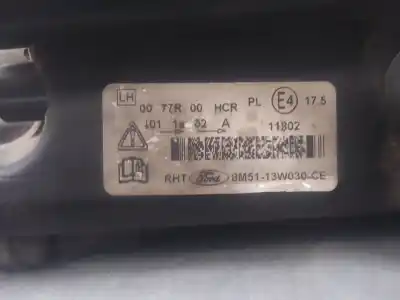 Peça sobressalente para automóvel em segunda mão farol / farolim esquerdo por ford focus ii (da_) 2.0 tdci referências oem iam 8m5113w030ce  
