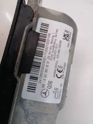 Автозапчасти б/у комплект подушки безопасности за mercedes-benz gla (h247) gla 200 d (247.712) ссылки oem iam a0008609202 a2478600802 