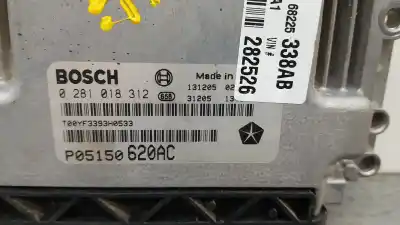 Автозапчасти б/у блок управления двигателем за fiat freemont (345_) 2.0 jtd ссылки oem iam p05150620ac  0281018312