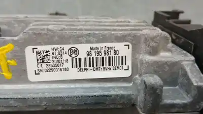 Автозапчасти б/у электронный модуль за citroen c4 picasso feel ссылки oem iam 9819598180  