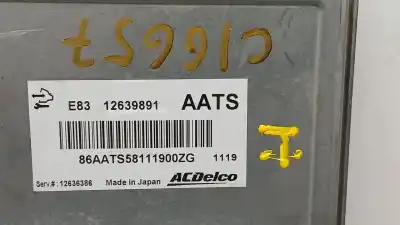 Second-hand car spare part ecu engine control for opel meriva b 1.4 16v cat (a 14 xer / ldd) oem iam references 12639891  