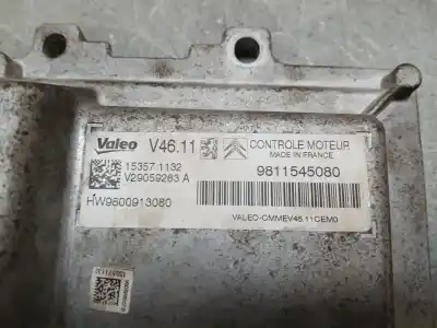Автозапчасти б/у блок управления двигателем за citroen c-elysee (dd_) 1.2 vti 82 ссылки oem iam 9811545080  