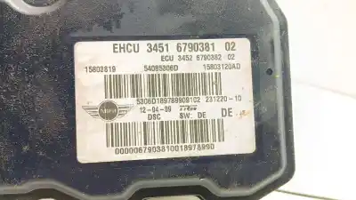 Pezzo di ricambio per auto di seconda mano abs per mini mini (r56) one riferimenti oem iam 3451679038102  15803120ad