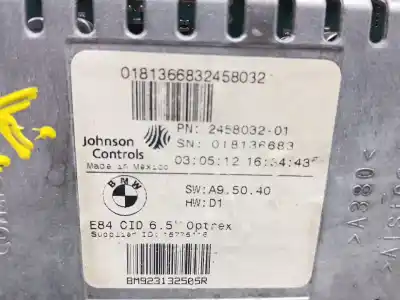 Peça sobressalente para automóvel em segunda mão display gps / multimídia por bmw x1 (e84) xdrive 18d referências oem iam 245803201  923132505r