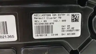 Автозапчасти б/у приборная доска за dacia duster (hm_) 1.2 tce 125 (hmma) ссылки oem iam a2c11457206  rni248102187r