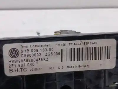 Автозапчастина б/у контроль опалення / кондиціонації для volkswagen crafter 30-50 furgón (2e_) 2.5 tdi посилання на oem iam 2e1907040  5hb00918300