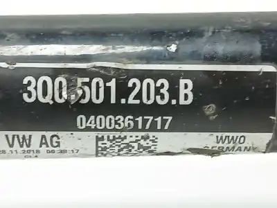 Автозапчастина б/у трансмісія задня ліва для vw tiguan (ad1, ax1) 2.0 tdi 4motion посилання на oem iam 3q0501203b  