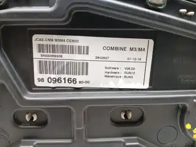 Автозапчастина б/у панель інструментів для citroen c-elysée exclusive посилання на oem iam 9809616680  sn05469308