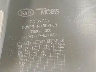 Peça sobressalente para automóvel em segunda mão para choques traseiro por kia ceed gt referências oem iam j786611300  
