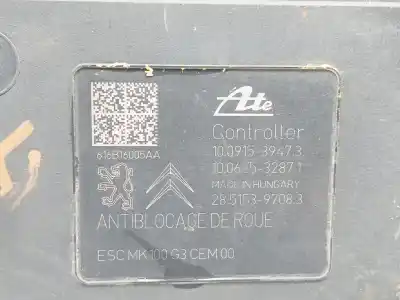 Second-hand car spare part abs for citroen c-elysée exclusive oem iam references 9817031680  10022008814