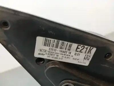Peça sobressalente para automóvel em segunda mão espelho retrovisor esquerdo por kia cee'd fastback (ed) 1.4 referências oem iam 876101hae01k  