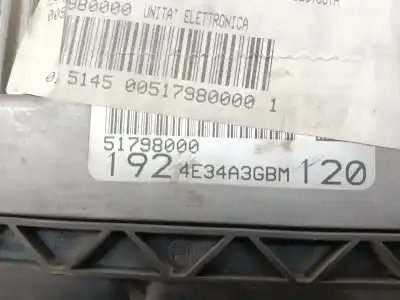 Second-hand car spare part ecu engine control for fiat stilo multi wagon (192_) 1.9 d multijet oem iam references 1924e34a3gbm120  51798000