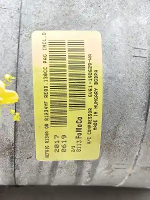Peça sobressalente para automóvel em segunda mão compressor de ar condicionado a/a a/c por ford kuga ii (dm2) 2.0 tdci referências oem iam gv6119d629wa bk2119d629ad bk2119d629ad