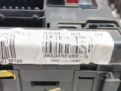 Peça sobressalente para automóvel em segunda mão centralina bsm por citroen c3 1.1 collection referências oem iam 96434998880  