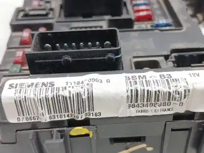 Peça sobressalente para automóvel em segunda mão centralina bsm por citroen c3 1.1 collection referências oem iam 96434998880  