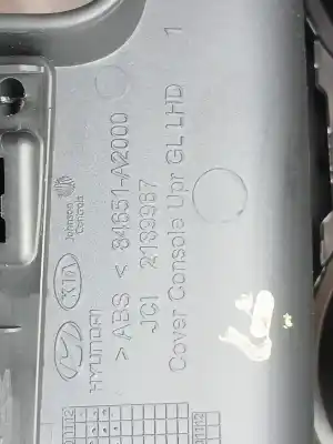 Pezzo di ricambio per auto di seconda mano bracciolo centrale per kia cee'd (jd) 1.4 crdi 90 riferimenti oem iam 84651a2000 96120a2000 84667a2000