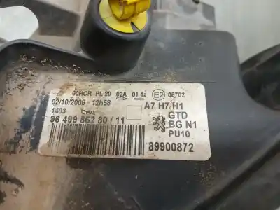 Peça sobressalente para automóvel em segunda mão farol / farolim esquerdo por peugeot 207/207+ (wa_, wc_) 1.4 referências oem iam 964998628011  89900872