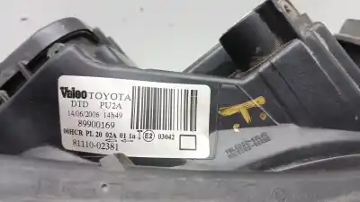 Second-hand car spare part right headlight for toyota corolla (_e12_) 1.4 d (nde120_) oem iam references 8111002381  89900169