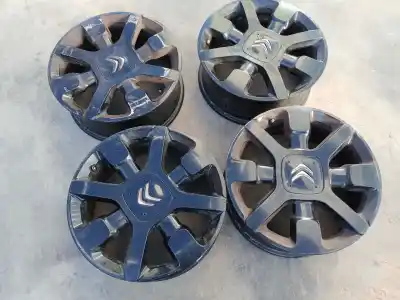 Pezzo di ricambio per auto di seconda mano set di cerchione in lega per citroen c4 cactus 1.6 bluehdi 100 riferimenti oem iam 6.5jx17 ch4 et19