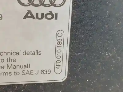 Peça sobressalente para automóvel em segunda mão capot por audi a6 c6 (4f2) 2.0 tdi referências oem iam 4f0823029f  