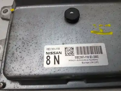 Piesă de schimb auto la mâna a doua unitate de control motor ecu pentru nissan qashqai / qashqai +2 i (j10, nj10, jj10e) 2.0 referințe oem iam mec951110  e32503
