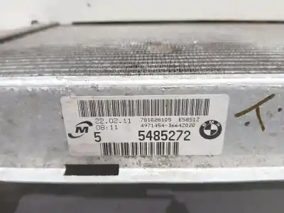 Second-hand car spare part water radiator for bmw x1 (e84) sdrive 18 d oem iam references 5485272 781028105 1711778890307