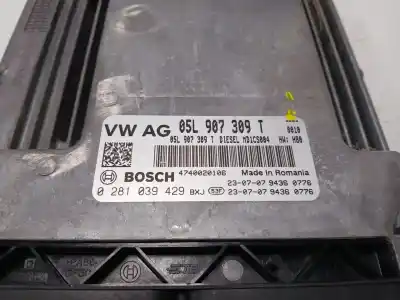 Peça sobressalente para automóvel em segunda mão centralina de motor uce por volkswagen t-roc (a11, d11) 2.0 tdi scr referências oem iam 05l907309t  
