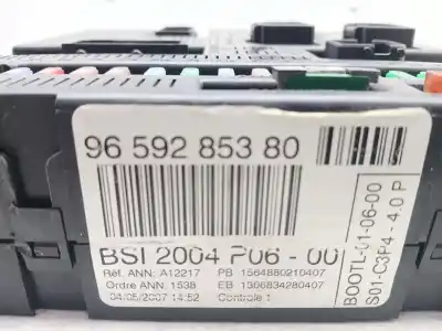 Second-hand car spare part bsi control unit for peugeot 207/207+ (wa_, wc_) 1.4 oem iam references 9659285380 a12217 2004p0600 Second-hand car spare part bsi control unit for peugeot 207/207+ (wa_, wc_) 1.4 oem iam references 9659285380 a12217 2004p0600