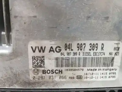 Автозапчасти б/у блок управления двигателем за skoda superb iii (3v3) 2.0 tdi ссылки oem iam 04l907309r 1039s84578 0281031066