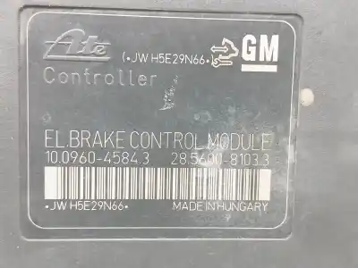Pièce détachée automobile d'occasion abs (système anti-blocage des roues) pour opel astra j (p10) 1.6 cdti (68) références oem iam 13412550  10020604494
