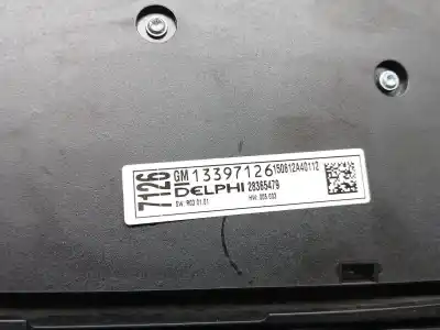 Pièce détachée automobile d'occasion commutateur multifonctions pour opel astra j (p10) 1.6 cdti (68) références oem iam 13397126 13435148 13340410