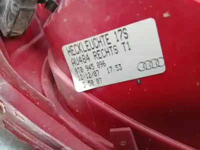 Second-hand car spare part left tailgate light for audi a5 (8t3) 2.7 tdi oem iam references 8t0945096  