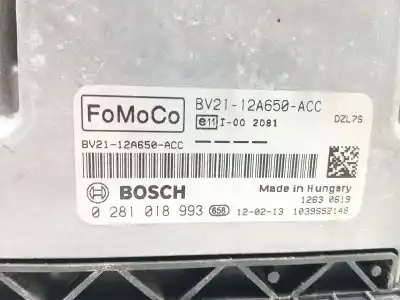 Peça sobressalente para automóvel em segunda mão centralina de motor uce por ford fiesta (cb1) trend referências oem iam bv2112a650acc 12630619 0281018993