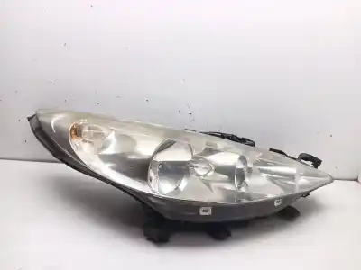 Second-hand car spare part right headlight for peugeot 207 furgoneta/hatchback (wa_, wc_) 1.6 hdi oem iam references 9649986180