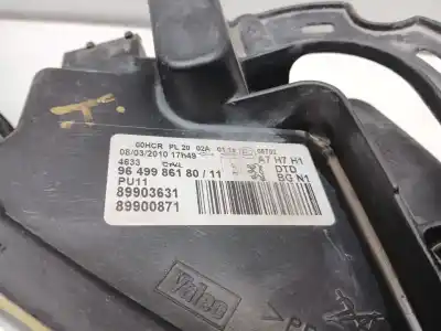 Автозапчасти б/у правая фара за peugeot 207 furgoneta/hatchback (wa_, wc_) 1.6 hdi ссылки oem iam 9649986180 89900871 89903631