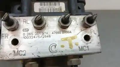 Second-hand car spare part abs for nissan qashqai / qashqai +2 i (j10, nj10, jj10e) 1.5 dci oem iam references 47660br00a  0265251374