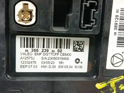 Second-hand car spare part audio system / radio cd for citroen c3 aircross ii (2r_, 2c_) 1.2 puretech 110 (2rhnzb, 2rhnzw, 2rhnpx, 2rhnpj) oem iam references 9836623980  