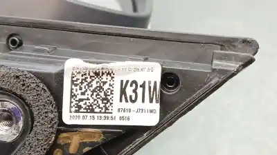 Second-hand car spare part left rearview mirror for kia xceed (cd) 1.6 gdi hybrid oem iam references 87610j7311wd  
