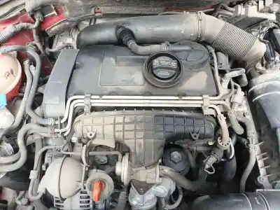 Second-hand car spare part complete engine for seat leon (1p1) 2.0 tdi 16v oem iam references bkd  