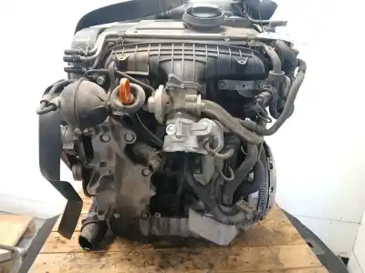Second-hand car spare part complete engine for seat leon (1p1) 2.0 tdi 16v oem iam references bkd  