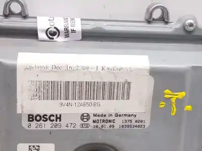 Peça sobressalente para automóvel em segunda mão centralina de motor uce por ford kuga i 2.5 4x4 referências oem iam 9v4n12a650bg  0261209472