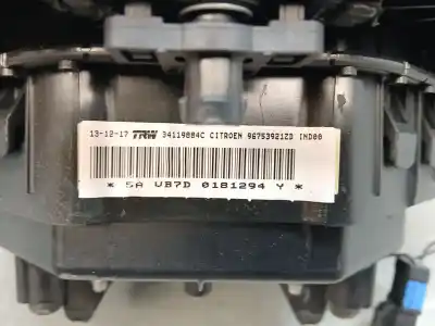 Peça sobressalente para automóvel em segunda mão airbag dianteiro esquerdo por citroen c-elysee (dd_) 1.6 bluehdi 100 referências oem iam 96753921zd  34119884c