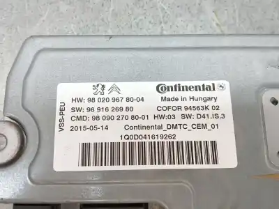 Автозапчастина б/у електронний модуль для citroen c4 picasso intensive посилання на oem iam 9802096780-04 9809027080 9691626980