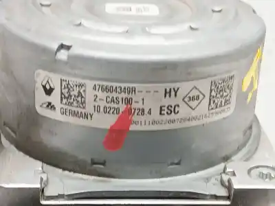 Peça sobressalente para automóvel em segunda mão abs por renault talisman (lp_) 1.6 dci 160 referências oem iam 476604349r  10022007284
